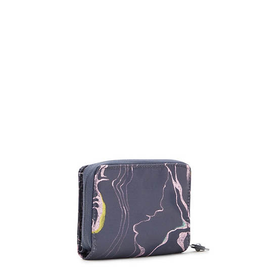 Portfele Kipling Money Love Printed Small Wallet Szare | PL 1005UZ